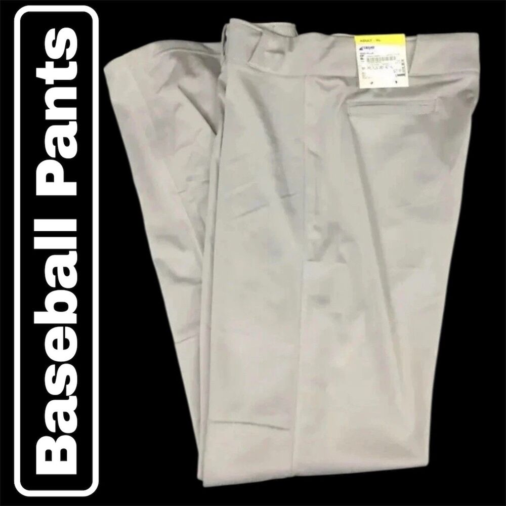 Champro Men’s Baseball Pants XL Gray Performance NEW